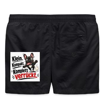 Klein Kompakt Komplett verrückt - Badeshorts - Schwarz - Hinten