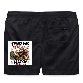 J'peux pas j'ai match - Short de bain - noir - Dos