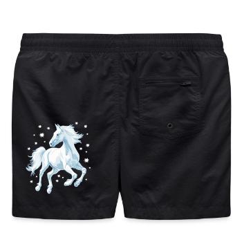 Cheval avec des étoiles - Short de bain - noir - Dos