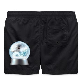 Boule à neige chiot en hiver - Short de bain - noir - Dos