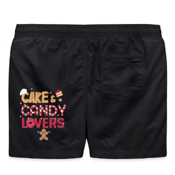 Cake & Candy Lovers T-Shirt - Swim Trunks - black - Back