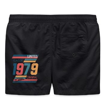 Millésime 1979 Édition Limitée Cadeau Vintage - Short de bain - noir - Dos