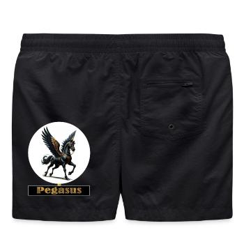 Pégase aux ailes noires - Short de bain - noir - Dos