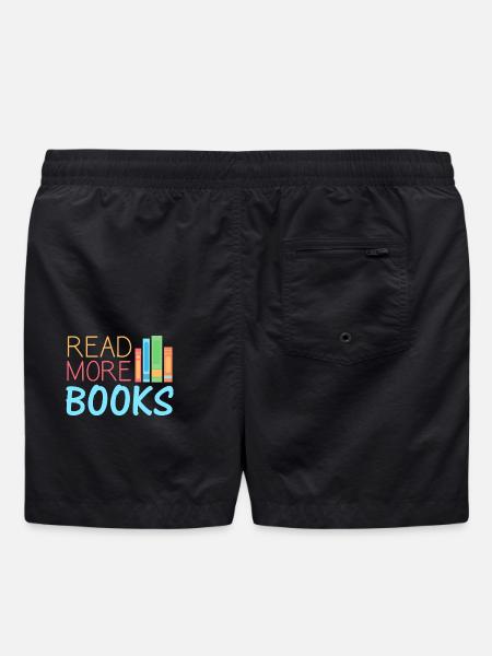 Bücher lesen Buch - Badeshorts - Schwarz