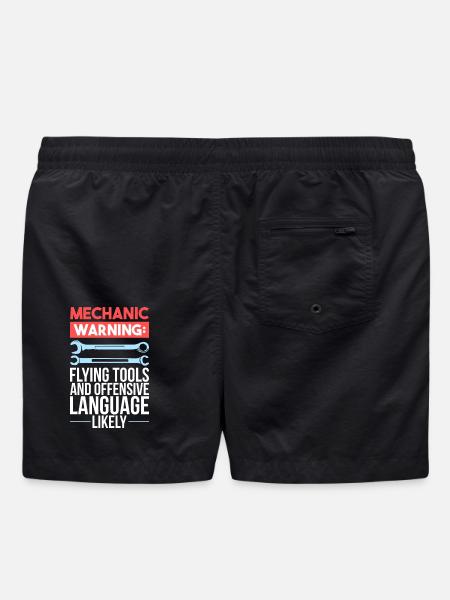 mechanic - Swim Trunks - black