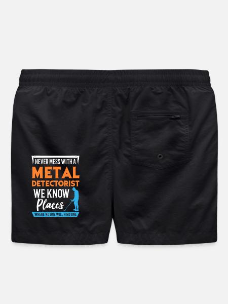 Metal Detectorist - Swim Trunks - black