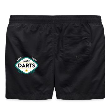jeu de fléchettes - Short de bain - noir - Dos