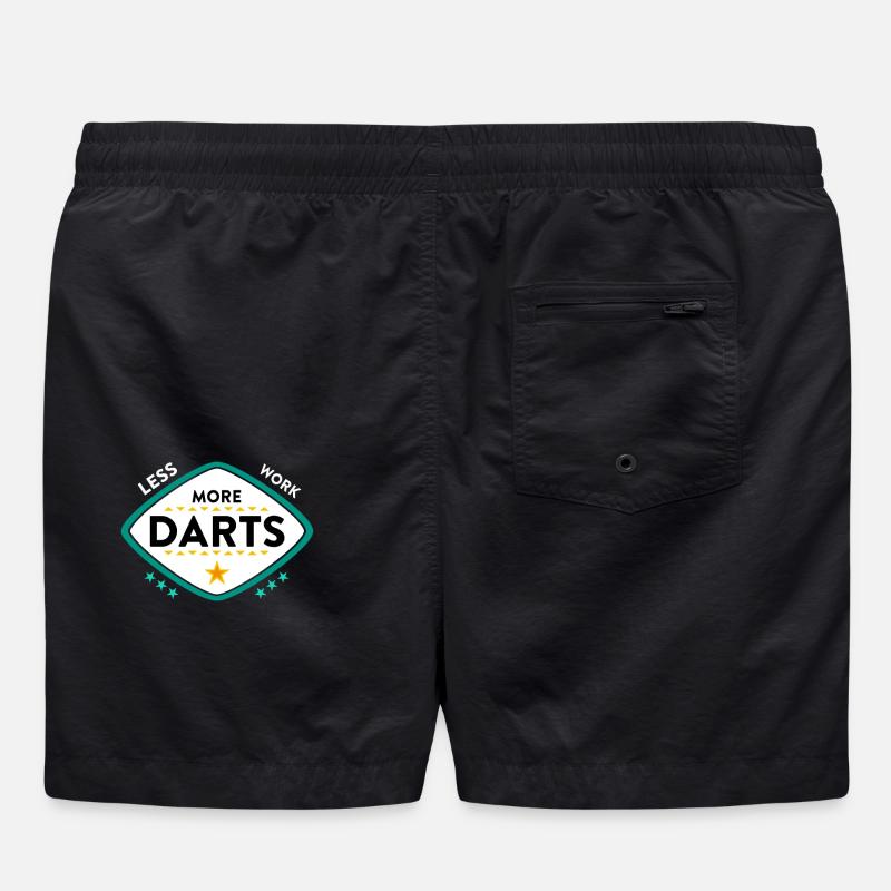 jeu de fléchettes - Short de bain - noir