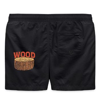 Hache bûcheron ouvrier forestier - Short de bain - noir - Dos