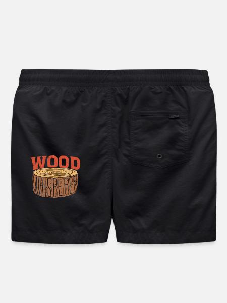 Axt Holzfäller Waldarbeiter - Badeshorts - Schwarz