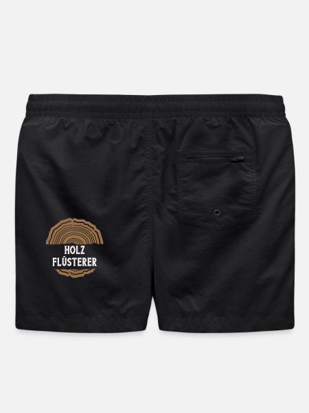 Holz Holz Flüsterer - Badeshorts - Schwarz