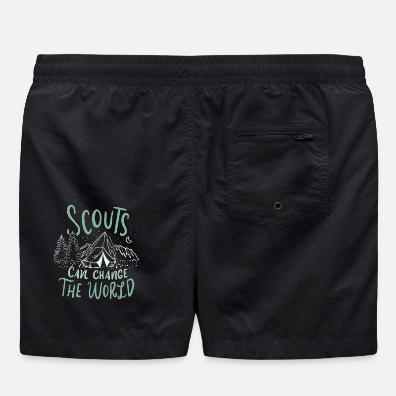 Pfadfinder Camping Zelten Geschenk Badeshorts