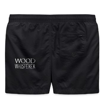 Bûcheron Forestier Ouvrier du bois - Short de bain - noir - Dos