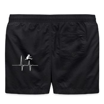 Athlétisme Coureur d’obstacles Battements de cœur - Short de bain - noir - Dos