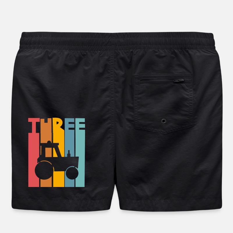 Traktor 3. Geburtstag Kinder Badeshorts