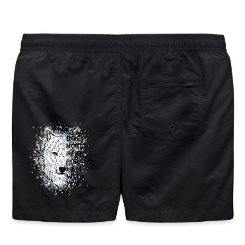 Citation religieuse Verset biblique - Short de bain - noir - Dos