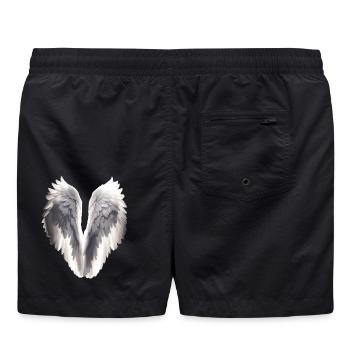 Angel wings - Swim Trunks - black - Back