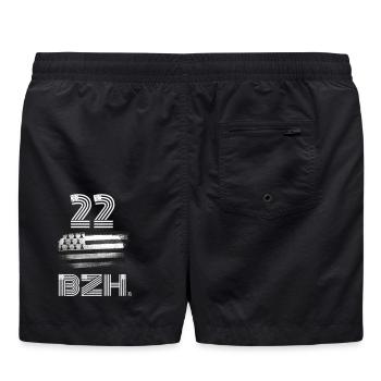 Bretagne BZH-numéro département Breton - Short de bain - noir - Dos