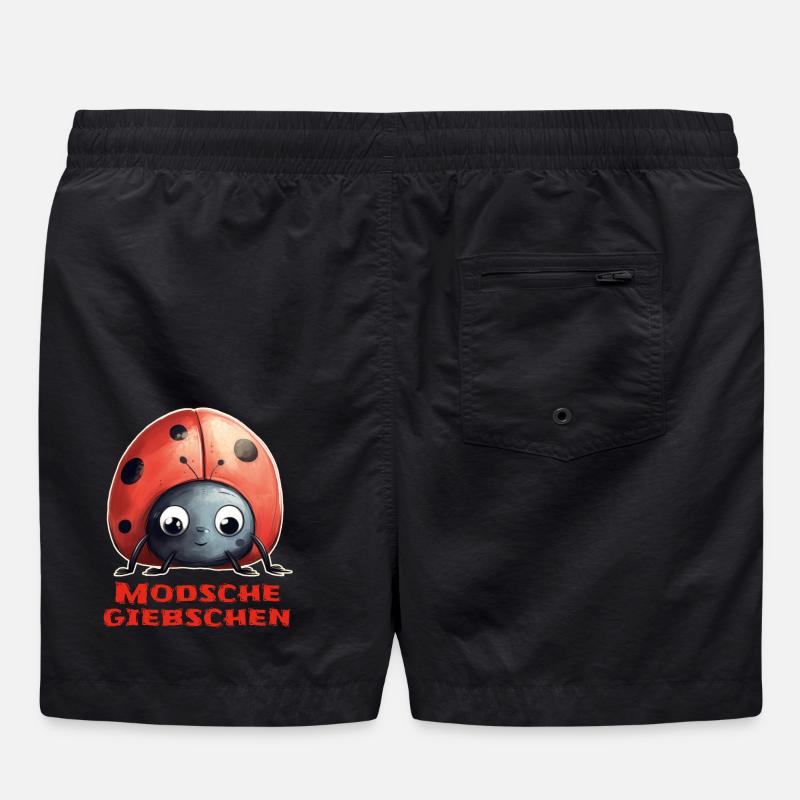 Modschegiebchen Marienkäfer Badeshorts