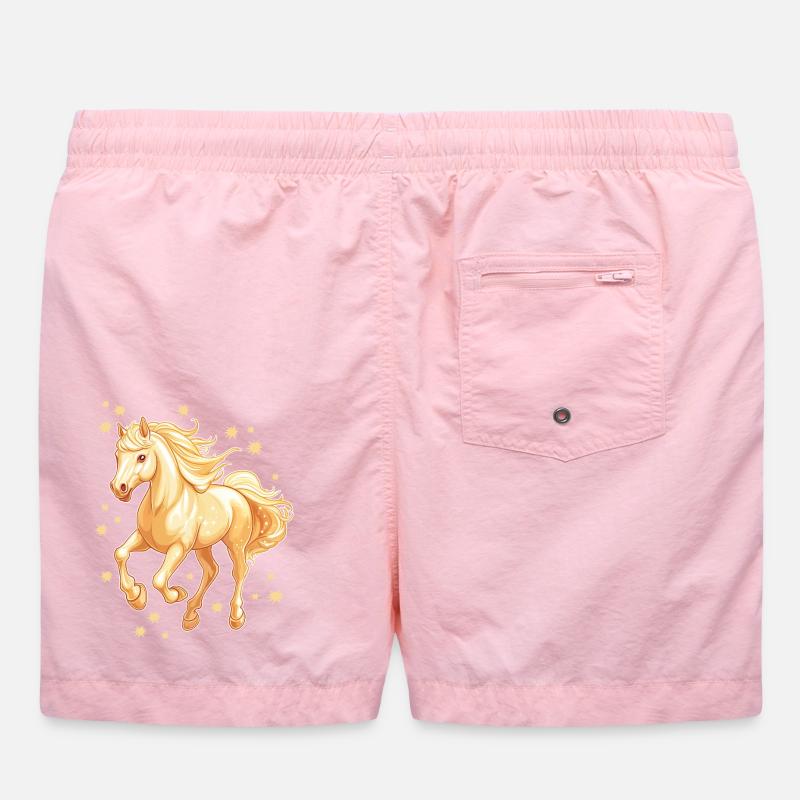 Cheval avec des étoiles Short de bain