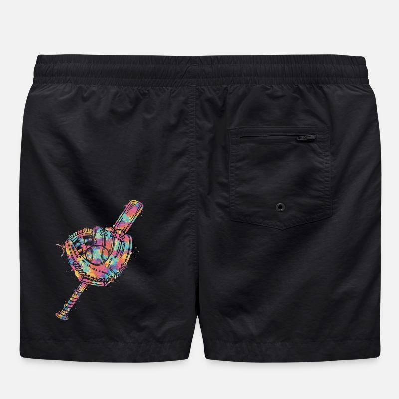 Gant Balle et Batte de Baseball Multicolore   Short de bain