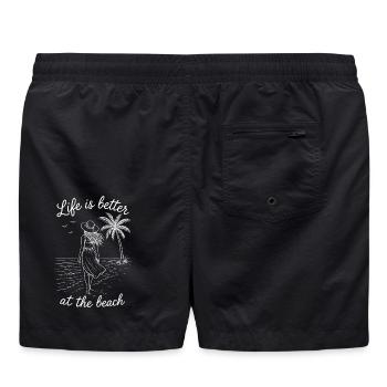 T-shirt de plage Vacances Cadeaux en mer d’été femmes - Short de bain - noir - Dos