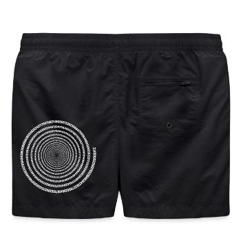 Drôle Pi Day Spiral Pi Math Tee pour Pi Jour 3 14 - Short de bain - noir - Dos