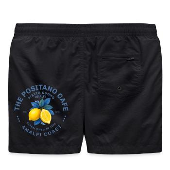 Citron Passion Amalfi coast Italy - Short de bain - noir - Dos - AI Model Male 185 light (185cm)