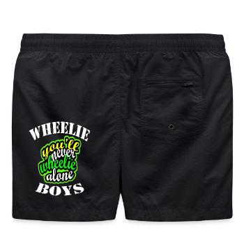 Wheelie - Short de bain - noir - Dos