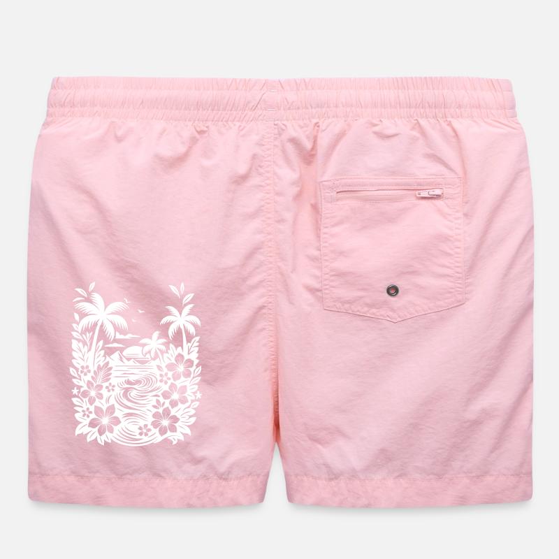 Blanc de plage Short de bain