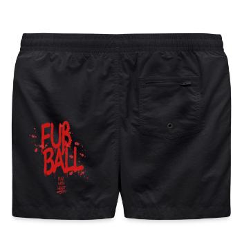 For Ball Graffiti: Play With Heart - Swim Trunks - black - Back