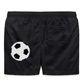 Fussballspiel - Badeshorts - Schwarz - Hinten