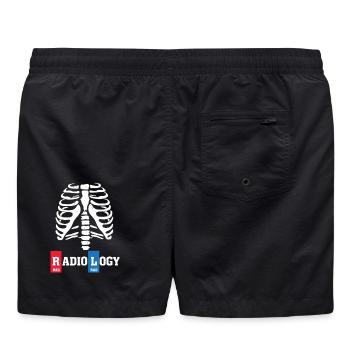 Radiologie Radiologe Geschenk - Badeshorts - Schwarz - Hinten