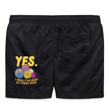 tricot - Short de bain - noir - Dos