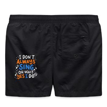 chanteur - Short de bain - noir - Dos