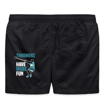 Athlétisme - Short de bain - noir - Dos
