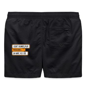 Pickleball Pickleball - Badeshorts - Schwarz - Hinten