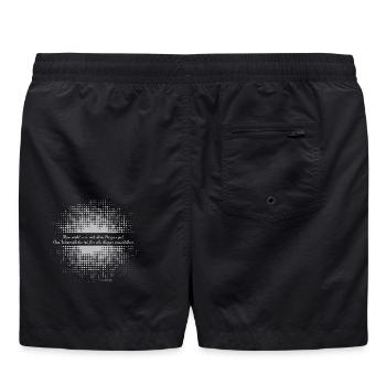 Man sieht nur mit dem Herzen gut Das Wesentliche.. - Badeshorts - Schwarz - Hinten