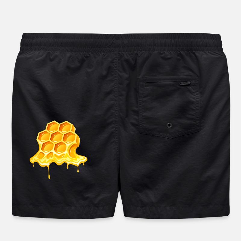 honey, beekeeper, beekeeper - Swim Trunks - black