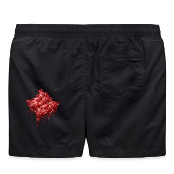 Kosovo - Blood and Muscle - Badeshorts - Schwarz - Hinten