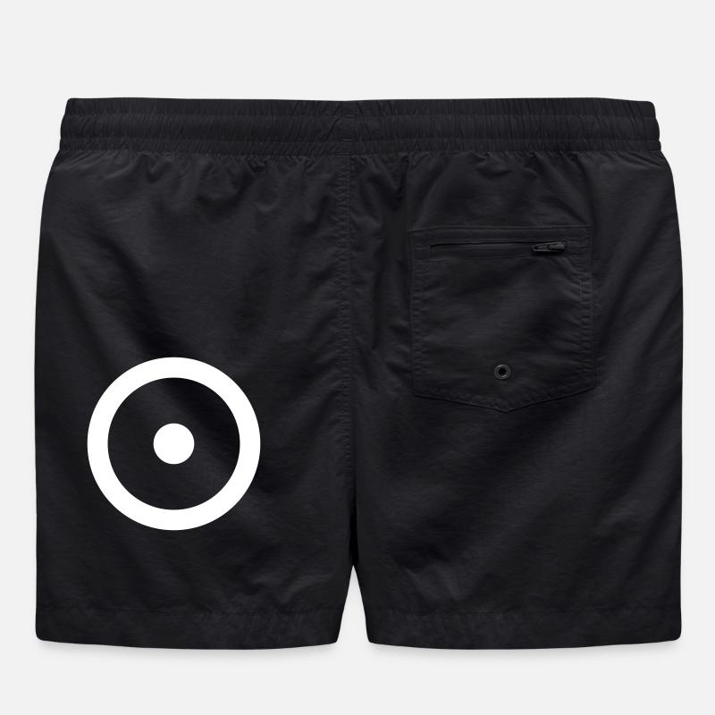 Joystick Minimal Blanc - Short de bain - noir
