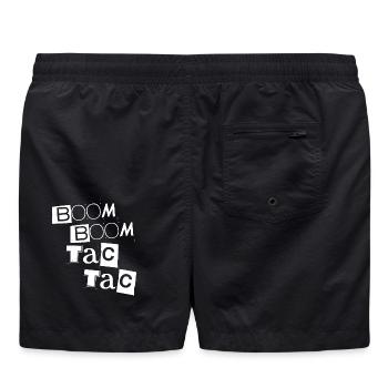 BOOM BOOM TAC TAC - Badeshorts - Schwarz - Hinten