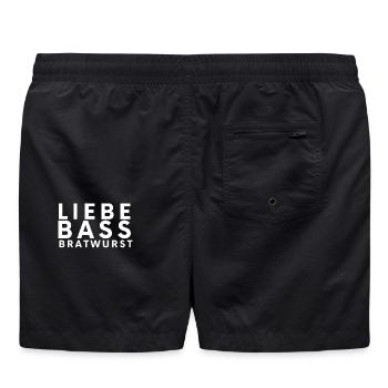 SCHRÜCKTIVAL - Badeshorts - Schwarz - Hinten