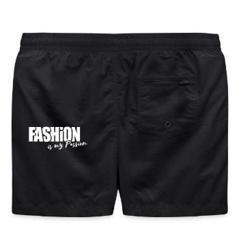 FASHION is my passion - Badeshorts - Schwarz - Hinten
