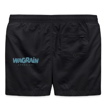 Wagrain Après-Ski Wintersport (Blau) - Badeshorts - Schwarz - Hinten