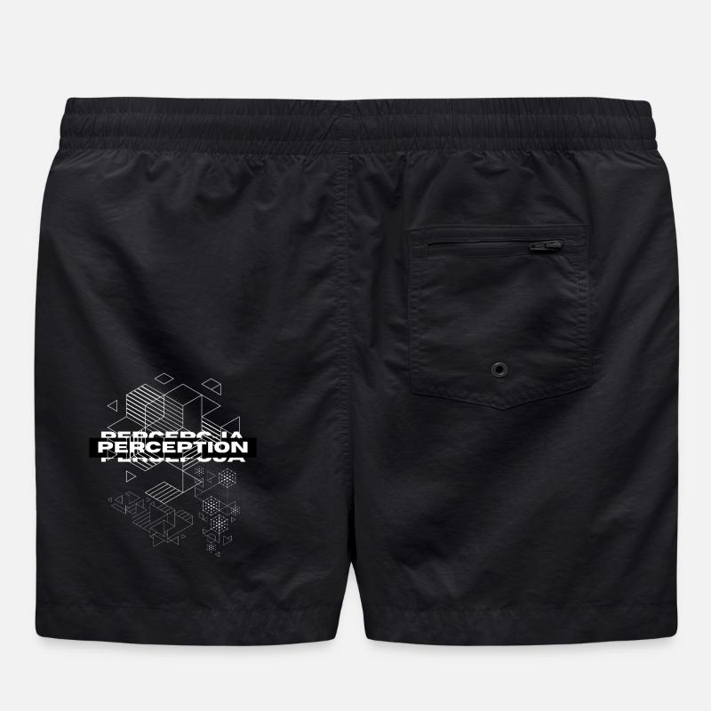 Perception Geometry Mystique - Swim Trunks - black