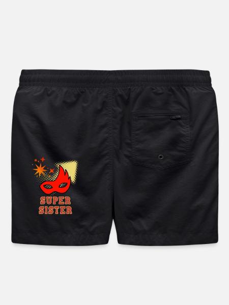 Super Sister - Swim Trunks - black