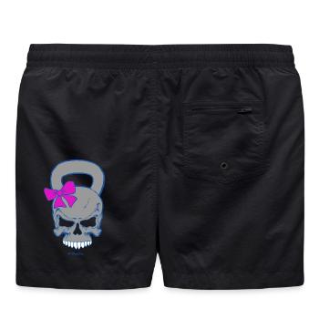 Crâne de Kettlebell (femelle) - Short de bain - noir - Dos
