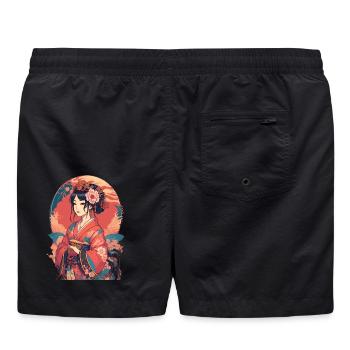 Jeune fille japonaise - Short de bain - noir - Dos