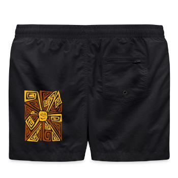 STRANGE SUN  - Short de bain - noir - Dos